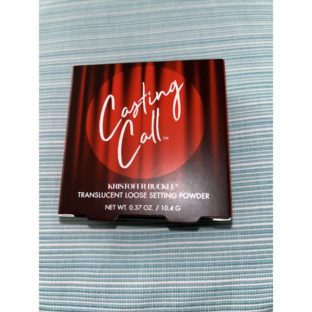 Kristofer Buckle Casting Call Translucent Loose Setting Powder 0.37 oz NIB